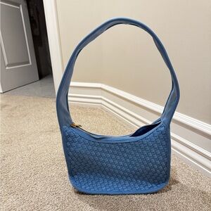 Blue Woven Anthropologie Shoulder Bag